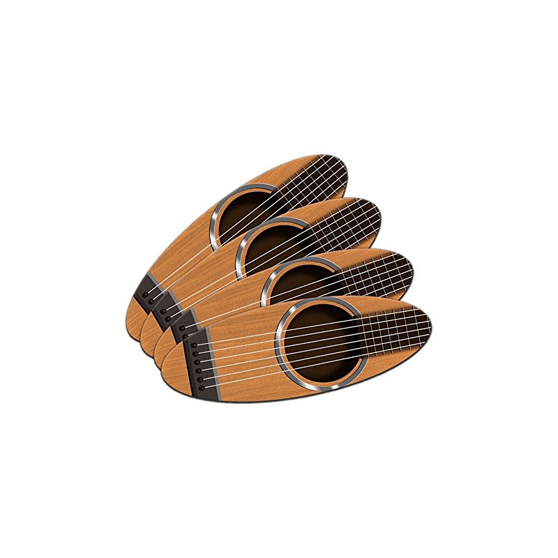 Acoustic Guitar Strings Double-Sided Oval Nail File Emery Board Set