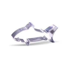11.4 cm Shark Cookie Cutter - Stainless Steel