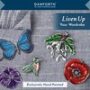 Danforth Remembrance Poppy Brooch Pin (Red) – Handcrafted Pewter Brooch