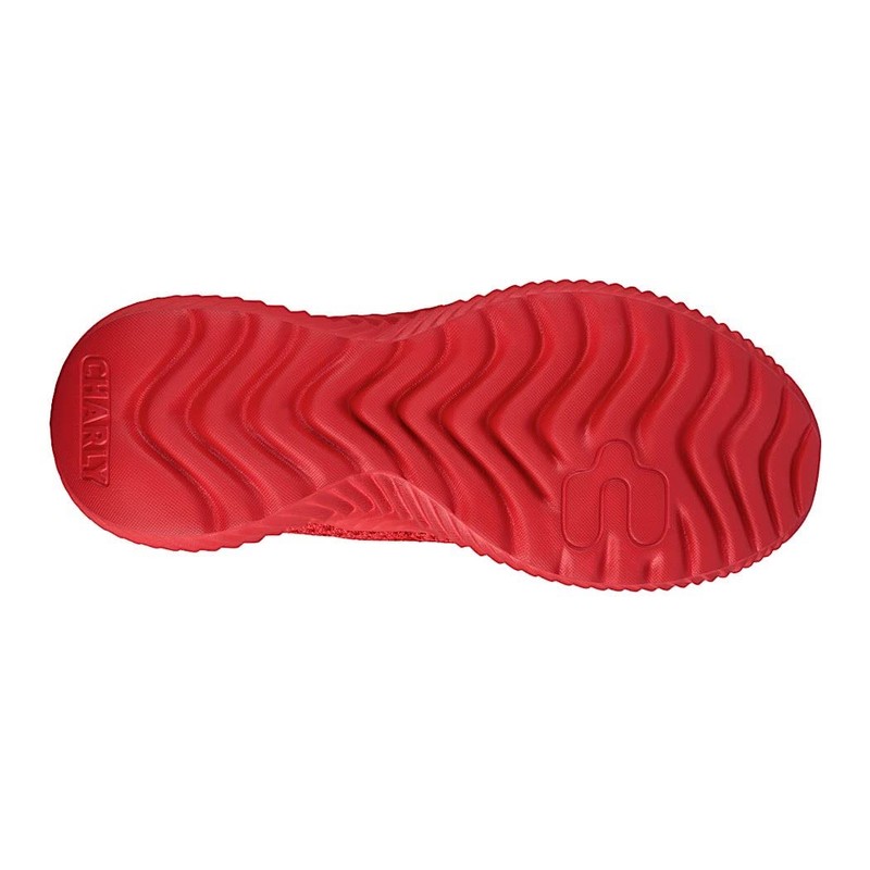 CHARLY Tenis Deportivos Hombre 1086048005 Textil Rojo 27