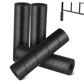 TEHAUX 4pcs Adjustable Bed Frame Toe Protectors Leg Wraps Collision Cushions for Toe Protection Easy Installation for Various Bed Frames