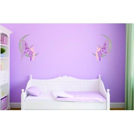 Moon Fairy Stencil, 10 x 13 inch - Classic Fairy Moon Design