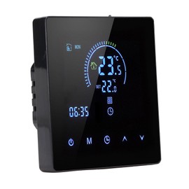 Home Thermostat, Temperature Control LCD Display 4500W AC 90V-240V PC Digital Thermostat for Office (Regular Version)