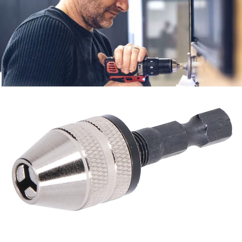 Electric Grinder Drill Chuck, Mini Drill, Keyless Chuck Conversion Adapter,