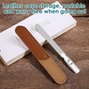 Double Sided Stainless Steel Nail File, Reusable Manicure Files with