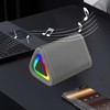 Portable Wireless Speakers, Outdoor Wireless Speakers with RGB Light, Brightness