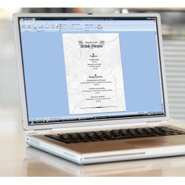 Sigel A4 Textured Cardboard Papers - Granite Grey (50 Sheets)