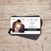 Save the Date Classic Black and White Wedding Magnets with