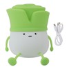 Cute LED Night Light Tap Control Rechargeable 1.5W Decorative Scallion