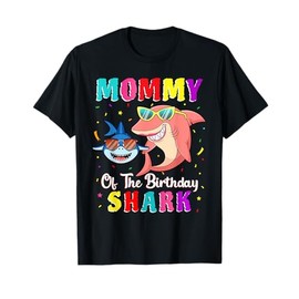 Mommy Of The Shark Birthday Family Matching Birthday Son T-Shirt