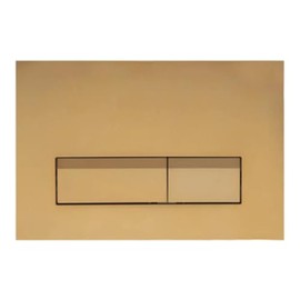 UWT01H-GE Toilet Push Plate for Wall Element Golden Square Flush-Mounted Plate 264 × 164 × 12.5 mm