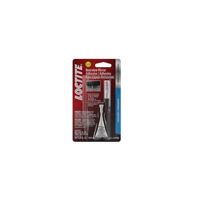 Loctite 37438 Rearview Mirror Adhesive Kit - 0.3 cc