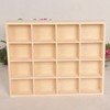LONG TAO 1 Pcs 13.4''x10.6''x2'' Wooden Storage Divider Box Showcase