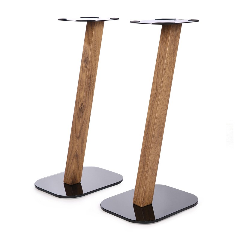EXIMUS One Pair Fixed Height Universal Speaker Floor Stands -