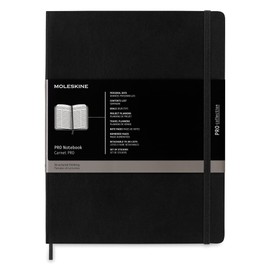 Moleskine Professional Notebook, XL, Black, Soft Cover (7.5 X 9.75)