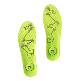 Ipetboom 1 Pair Breathable Shoe Inserts for Men Women Comfortable Massage Insoles with Non Slip Design for Sports Daily Use Lightweight Durable Easy to Clean