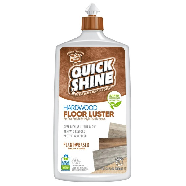 Quick Shine High Traffic Hardwood Floor Luster and Polish, 27 Fl. Oz.