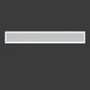 Powrocket Linear Bar Air Grille 44" X 6", Aluminum Air