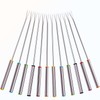 Stainless Steel Fondue Forks,Chocolate Dipping Fork with Heat Resistant Handle,for