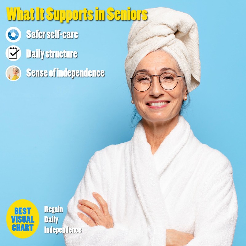 Shower Chart for Kids – Step-by-Step Visual Guide, 9x12 Inch