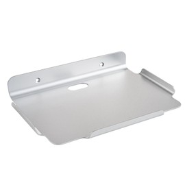 Shinewider Estantería flotante de pared de 10 pulgadas (plateada)