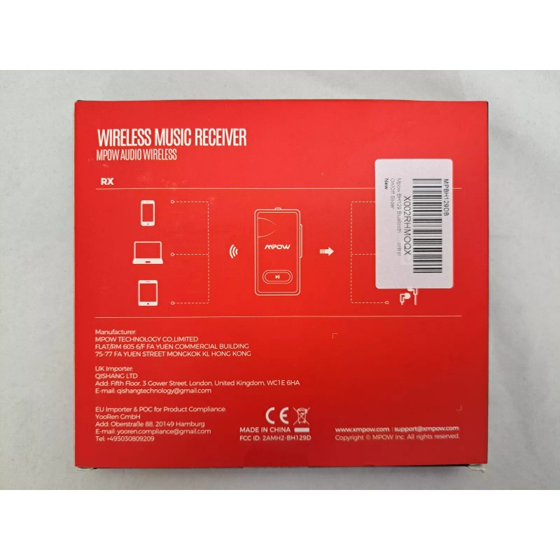 MPow - Wireless Music Receiver #BH129D