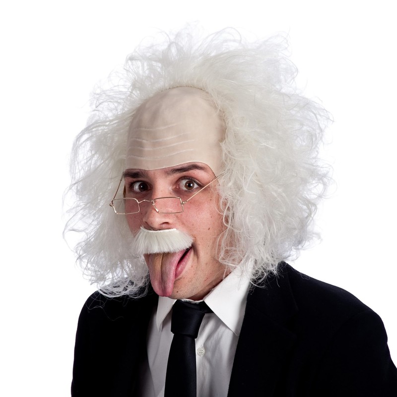 Carnival Toys Parrucca Einstein Uomo con Occhiali e Baffi –