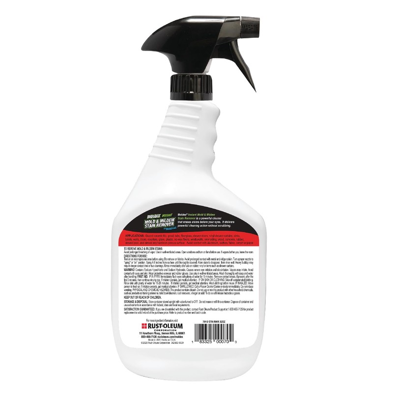 Moldex 7010 Mold & Mildew Instant Stain Remover Trigger Sprayer,