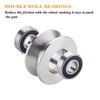 3in V Groove Wheel 304 Stainless Steel Rolling Gate Wheels