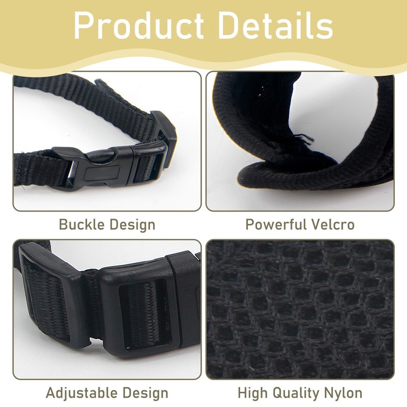Dog Muzzle Prevents Biting and Eating, Barking and Chewing, 8-13