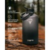 Topre 128 oz Insulated Water Bottle,One Gallon Water Flask Stainless