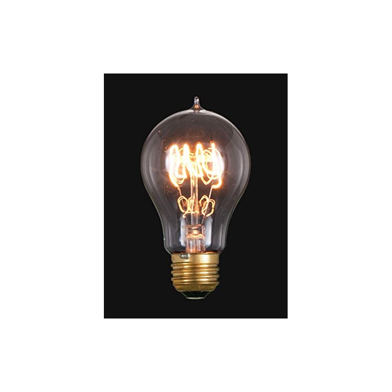 B&P Lamp® Edison Base, Vintage Style Bulb with Quad Loop