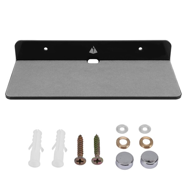 Aswalling Wall Shelf Speaker Stand, Acrylic Wall Mount Display Shelf