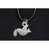 Miniblings Dove of Peace Flat Chain Necklace Pendant World Peace