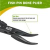 Fish Bone Pliers/Tweezers – Ergonomic Non-Slip Grip, Food-Grade Stainless Steel