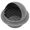 Stainless Steel Round Air Vent Louvered Cover Waterproof Windproof External