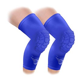 Bucwild Sports Pro Compression Padded Knee Sleeves Knee Pads Youth & Adult Basketball Football Wrestling Volleyball 1 Pair
