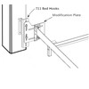 ZhouDaShu Bed Frame Brackets, Bed Frame Adapter for Headboard Conversion,