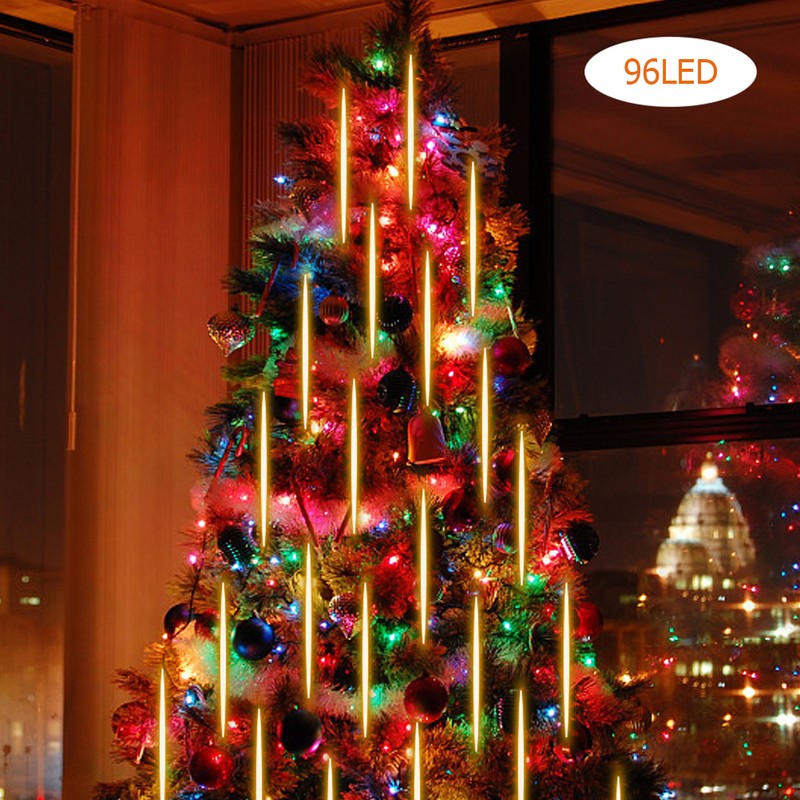 30cm Outdoor Meteor Shower Rain 8 Tubes LED String Lights