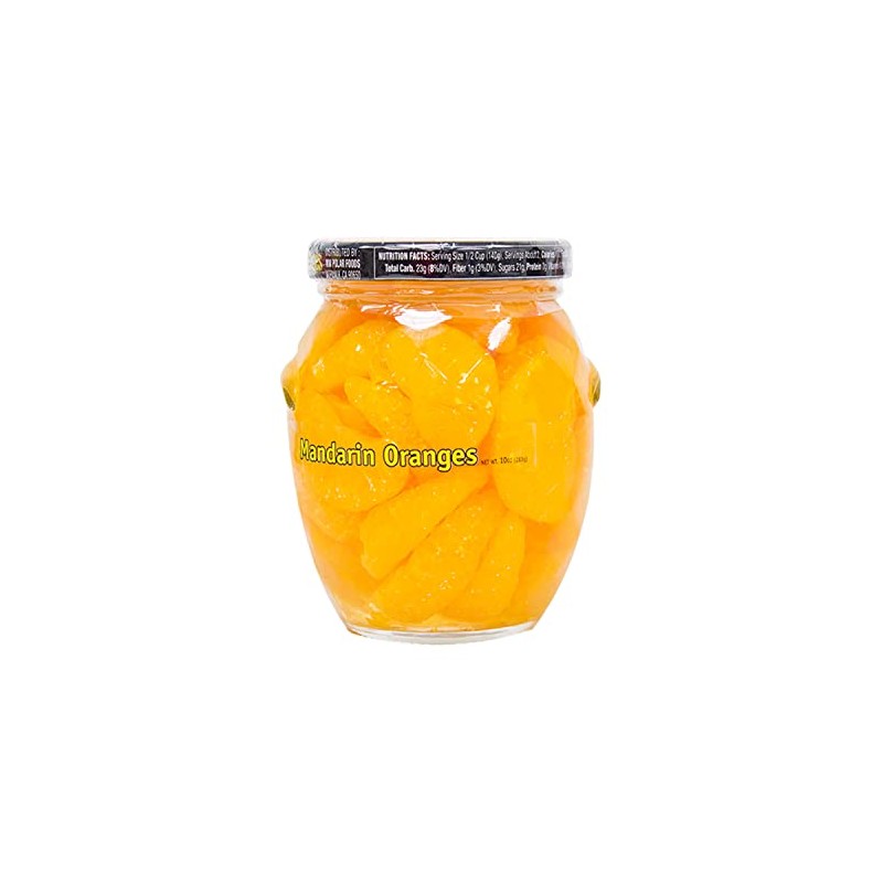 MW Polar Mandarin Orange Segments in Light Syrup, glass jar