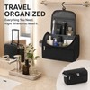 Travel Toiletry Bag with Hanging Hook, Zipper Pockets and Carry