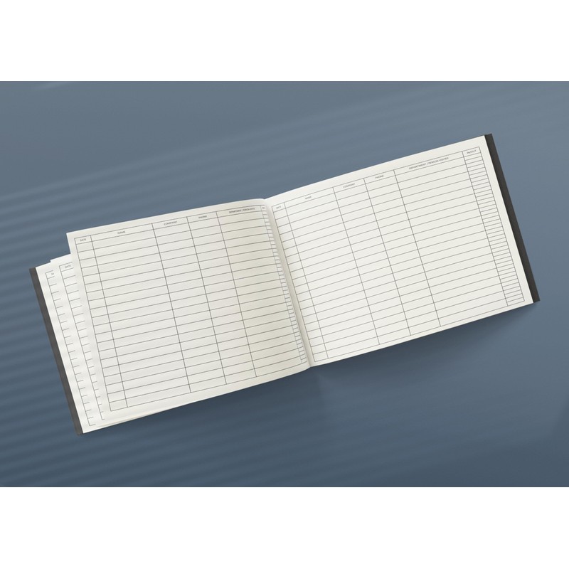 Officewerks Visitors Register & Guest Book, 120 Pages, 8 7/8"