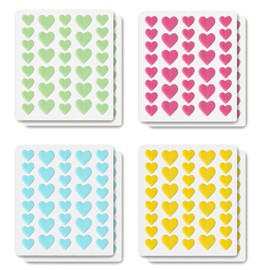 Chihutown 288pcs Hydrocolloid Patches, Multiple Colors Heart Pimple Patch Pimple Patches, Cute Patches in Multiple Sizes for Day and Night