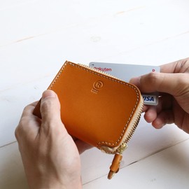PORCO ROSSO / ZIP Card Case [sokunou], Camel
