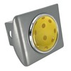 Elektroplate Pickleball All Metal Brushed Chrome Sports Hitch Cover for