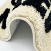 Feblilac Get Naked Bath Mat, Simple Beige Fun Bathroom Rug,