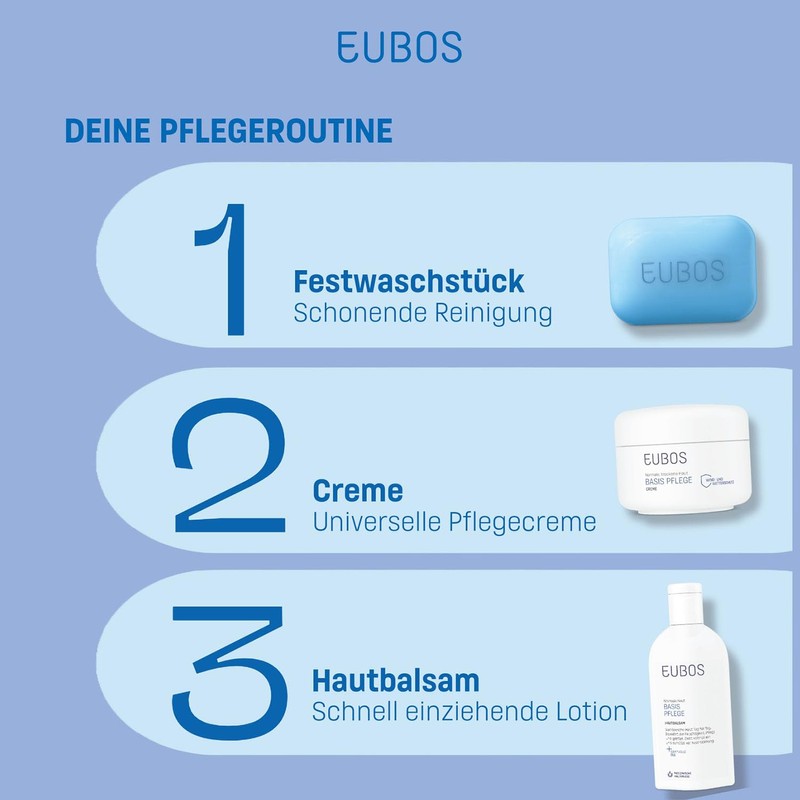 Eubos Fest blau Parfüm-frei, 125 g [Haushaltswaren]