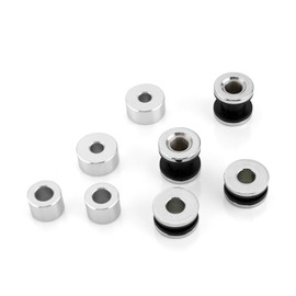 Wsays Sissy Bar Docking Hardware Kit Luggage Rack Tour-Pak Kit Compatible with Harley Touring Street Electra Road Glide Road King 1997-2008 Chrome Quick Release