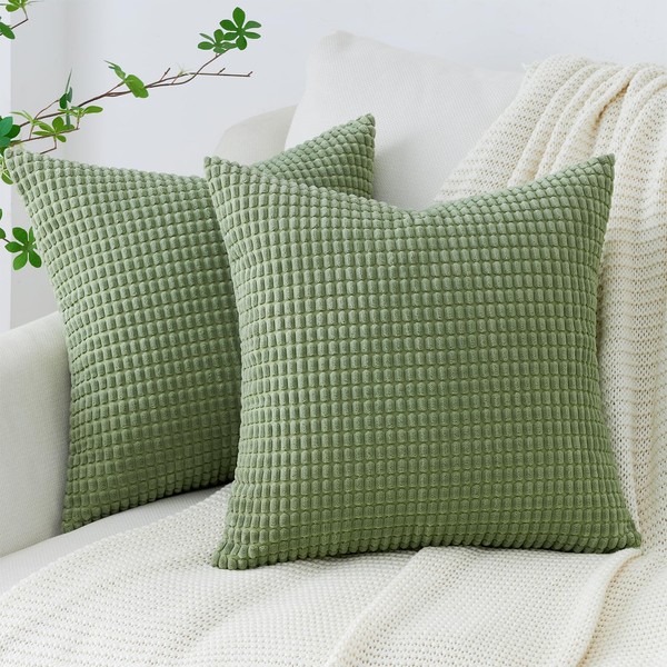 Topfinel Cushion Cover 40 x 40 cm, Set of 2,