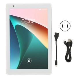 8 Inch Tablet 4G RAM 64G ROM 1960x1080 IPS Display Screen Blue Calling Tablet PC for Android 10 100‑240V US Plug